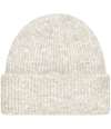 BB386 B386 Beechfield Cosy Ribbed Beanie almond marl colour image